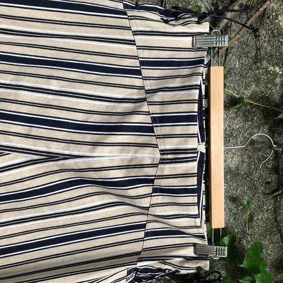Kenar Stripe Straight Leg Pant Lace Up Side 10 - Picture 6 of 6
